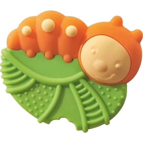 HABA Caterpillar Clutching Teether Toy - Picture 2 of 4